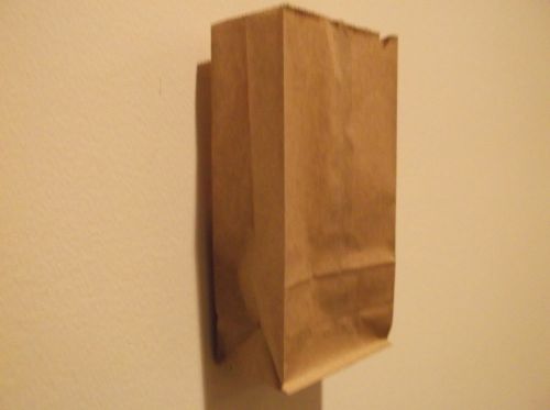 PAPER BAGS BROWN, FOR GENERAL MERCHANDISE AND FOOD SALE,  SIZE 1/2#,    500ct.