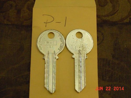Curtis 4 vintage key blanks  p-1 locksmith usa p1 vintage for sale