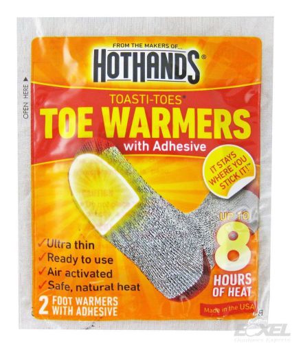 Heatmax #tt1 hothands, toasti toes_toe warmers heats for 8 hours for sale