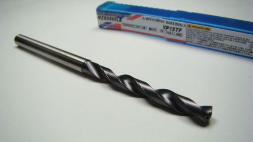 MITSUBISHI Carbide Coolant Drill 5.6mm 0.2205&#034; 140 Deg MZS0560LB VP15TF [1985]