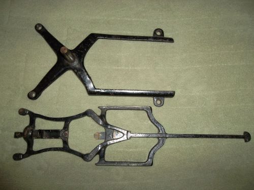 VINTAGE CAST IRON  ACCESSORY ATTACHMENT ARMS FOR AN OLD DENTIST CHAIR