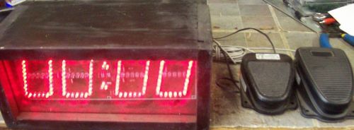 LED sports count up timer custom made 3&#034; LED