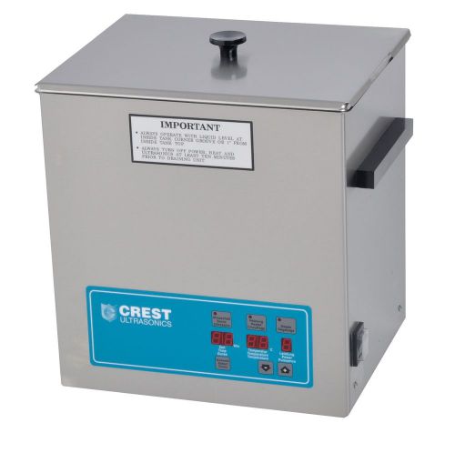 New crest cp500d 6 liter benchtop ultrasonic cleaner, timer, heat, degas for sale
