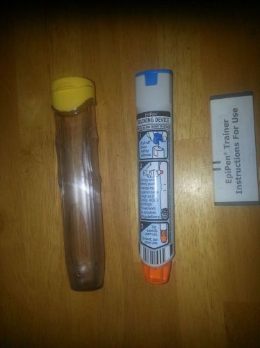 Epi-pen (epipen) auto-injector trainer - epinephrine trainer w/ instructions for sale