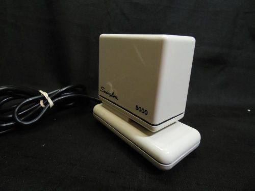 Vtg swingline 5000 stapler automatic mechanical rare off-white 80s retro us made for sale