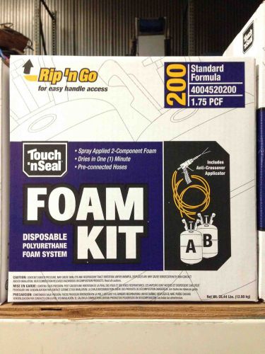 Spray foam insulation diy kit 1.75lb - 200 bd ft for sale