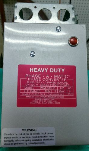 Phase-A-Matic 3-5 HP Phase Converter