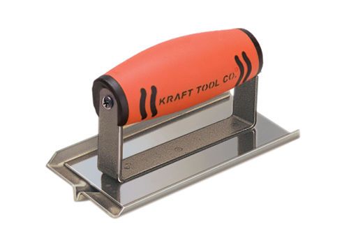 Kraft Tool 6&#034;x3&#034; 1/2&#034; D Universal Hand Groover w/ProForm Handle CF118PF