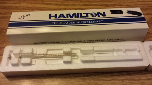 Hamilton Glass Syringe Microliter #701 10?l  2 syringe lot FREE SHIPPING