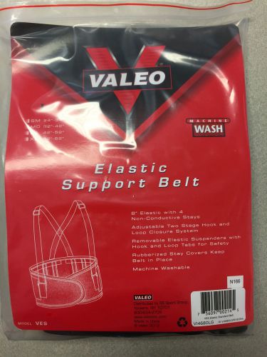 Valeo Elastic Back Support Belt Size:  Large
