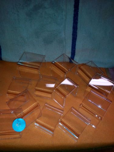 ACRYLIC DISPLAY RISER SET BLEMISHED ASSORTED SIZES 12 Pieces  # LOT 41