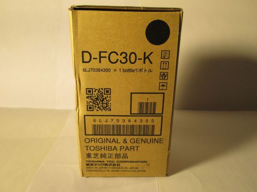 1 Genuine Toshiba D-FC30-K DFC30K Black developer p/n 6LJ70384300