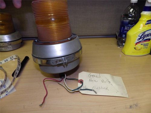 Edwards adapta beacon rotating strobe amber light signal light  p18 for sale