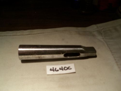 (#4640C) Used No.1 to No.2 Morse Taper Drill Sleeve or Adaptor