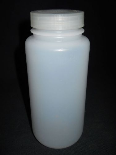 Nalgene low density ldpe 500ml 16oz wide mouth bottle &amp; 53mm screw cap for sale