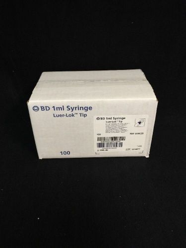 BD 1ml Syringe Luer-Lok Tip (case of 100)