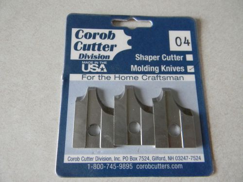 Molding cutter, 3pc, 1/4&#034; &amp; 1/2&#034; qtr. round for sale