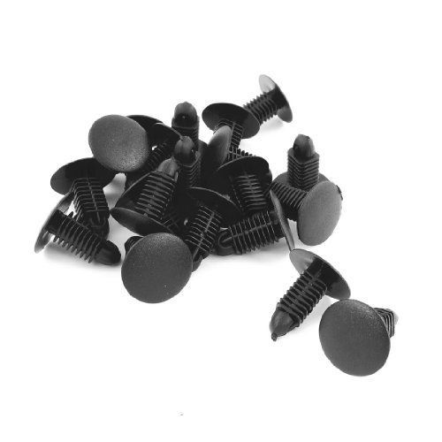 20 pcs black plastic fir tree trim panel clips rivet for 0.32&#034; hole for sale