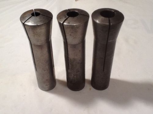 Collet Lot 9/16 - 7/16 - 5/16 * LOT Of 3 Collets *