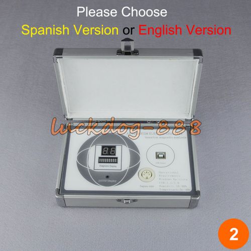 2015 SALE English / Spanish Quantum Magnetic Resonance Body health Analyzer