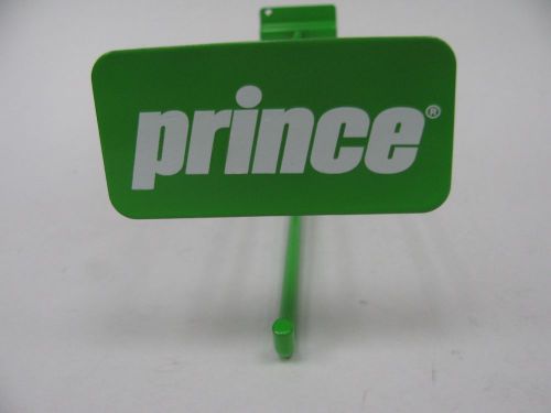 Lot of 6 Prince Sports Accessories Peg Hooks - 12&#034;  Slat wall Free USA Shipping