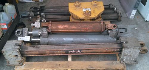 Lot of 7  hydraulic cylinders repaired and 1 trolley acco 6 tn for sale