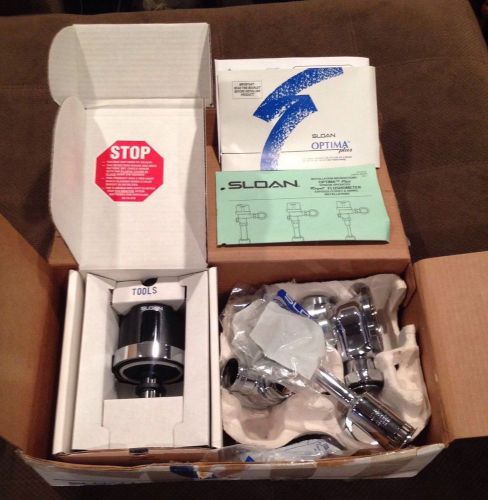 Sloan 8186 optima plus batt powered sensor operated urinal flushometer for sale