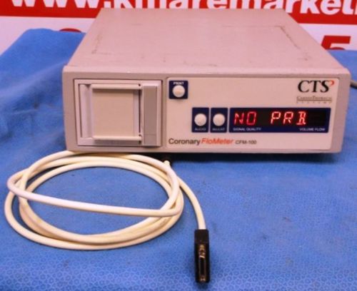 CARDIOTHORACIC SYSTEMS CFM-100 CORONARY FLO METER
