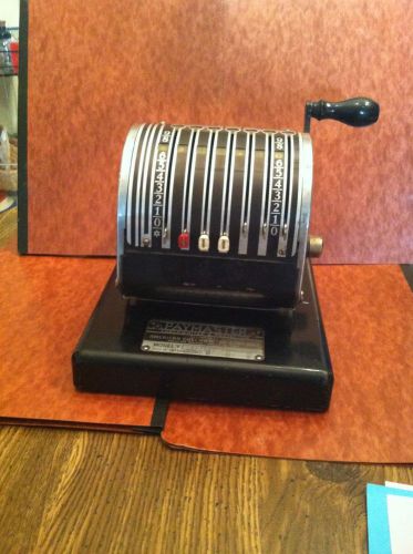Vintage Paymaster Check Writer Model Y Protector Embosser Machine
