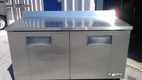 True twt-60f 60&#034; 2 door worktop freezer for sale