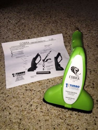 Turbo force cobra - tile &amp; grout cleaning tool for behind toilets - green for sale