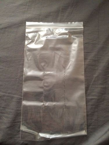 500 Zip Lock Bags 4.75&#034; X 9.5&#034; Divided Into Thirds Cigar Incense Bags