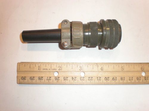 Used - ms3106a 18-4s (sr) with bushing - 4 pin plug for sale