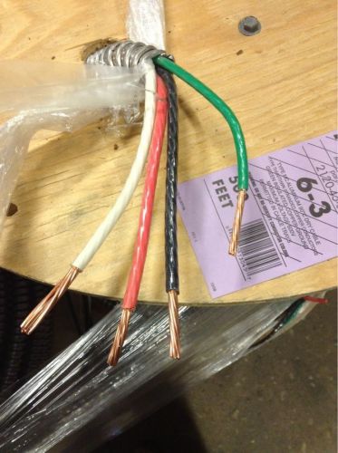Kaf Tech 6-3 MC LITE Cable Black, White, Red W/GRD 2120-45-00 112@500ft per reel