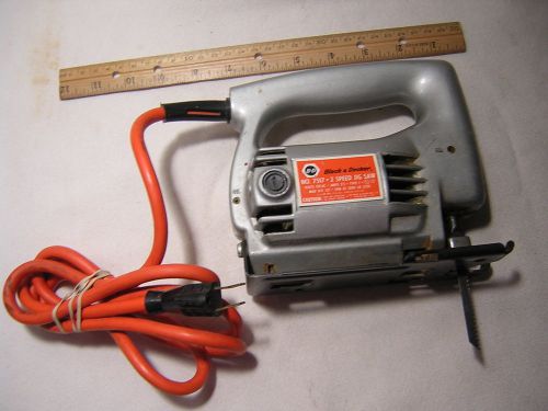BLACK &amp; DECKER 2 SPEED JIG SAW. LIGHTLY USED. WITH OWNER&#039;S MANUAL