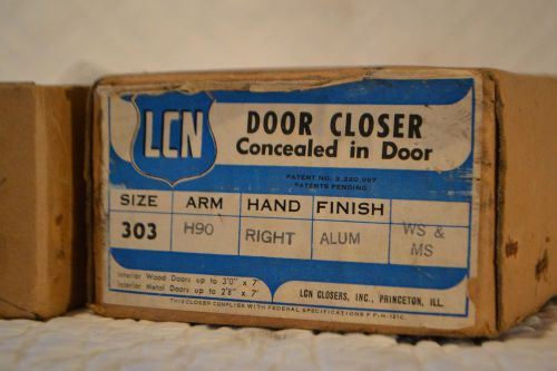 Lcn door closer concealed in door for sale
