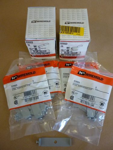 Lot Of 20 Wiremold G3003 Supporting Clips 2 Boxes Of 10 Each Per Box New