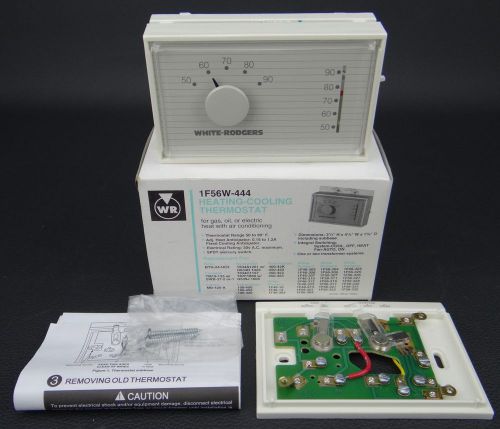 White Rodgers 1F56W-444 Heating Cooling Thermostat PN# 81-6080 WILMAR - NEW