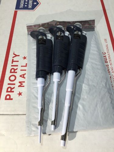 Set of 3 Gilson Pipetman Pipette Pipettor P20, P200, P1000 #7
