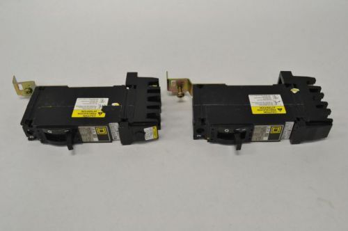 Lot 2 square d fab17020c molded case 1p 20a 347v-ac circuit breaker b228786 for sale