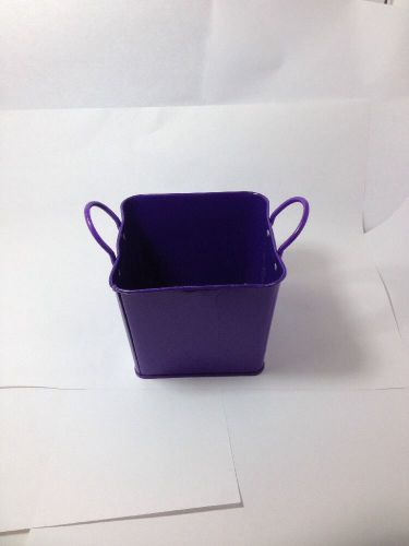 4&#034; x 4&#034; x 3.4&#034;  Color Purple Pencil Holder Square shape