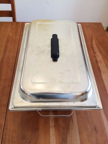 8 qt. Stainless Steel Full Size Rectangular Chafing Dish Pan