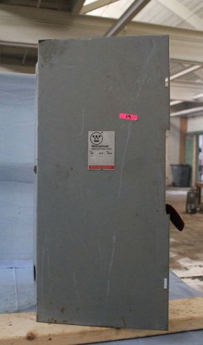Westinghouse fusible disconnect safety switch 200 amp 240 volt  WILL SHIP