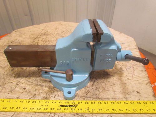 Desmond simplex 5-1/4&#034; jaw machinist mechanic bench vise opens to 10&#034;swivel base for sale