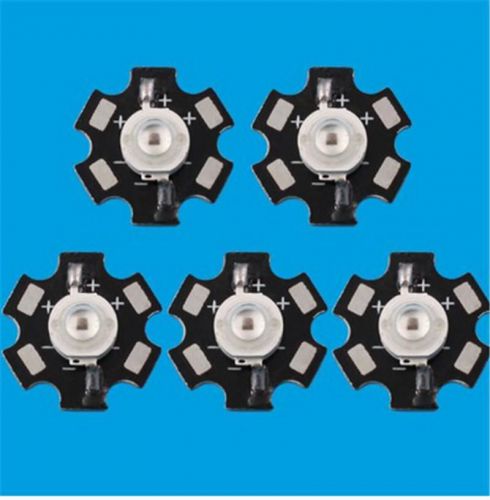 Amazing Much 10X 3W Red 660NM Plant Grow LED Emitter Light 20mm Star Base WBUS