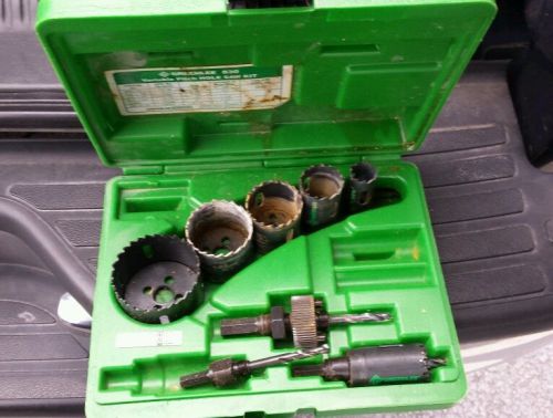 Greenlee hole saw kit