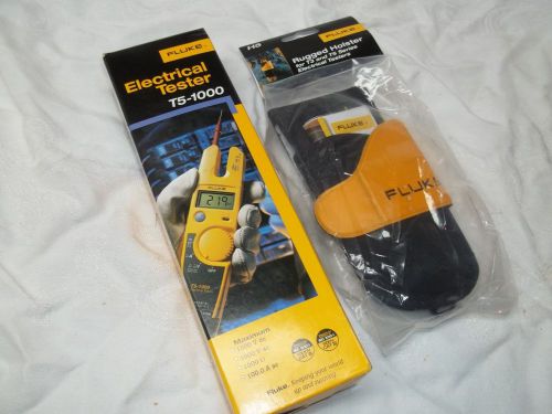 Fluke T5-1000 Continuity Current Electrical Tester (NIB) and H5 Holster (NIB)