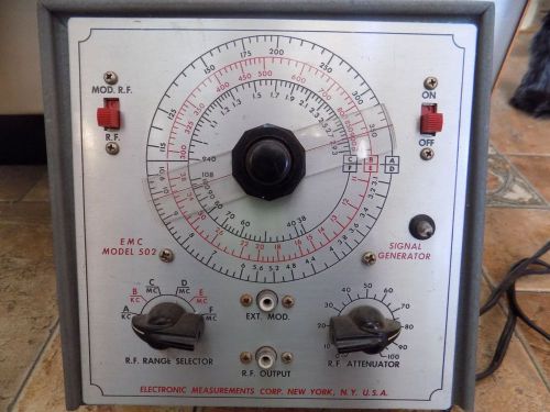 EMC 502 Vintage Signal Generator