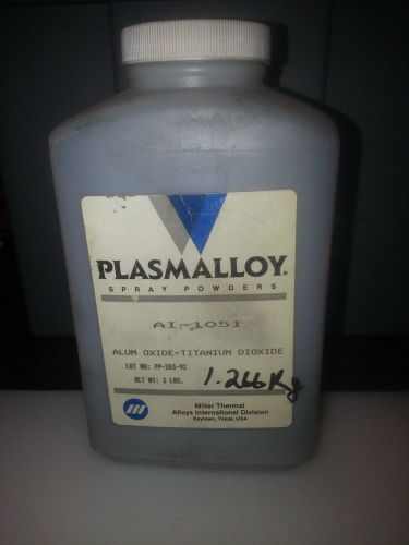 PLASALLOY (AI-1051), Flame Spray Powder, Aluminum Oxide-Titanium di-Oxide, 2.8lb