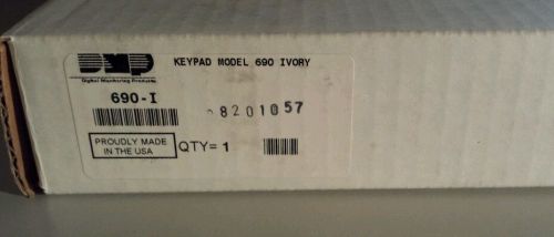DMP Digital Monitoring Products LCD Read-Out Keypad Model # 690-I  Ivory
